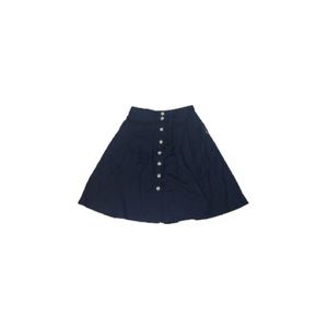 🆕 Handmade Blue Harajuku Academia Schoolgirl Pleated Skirt - Women’s Size Large